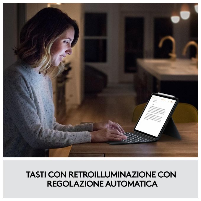 Logitech Combo Touch Grigio Smart Connector Italiano