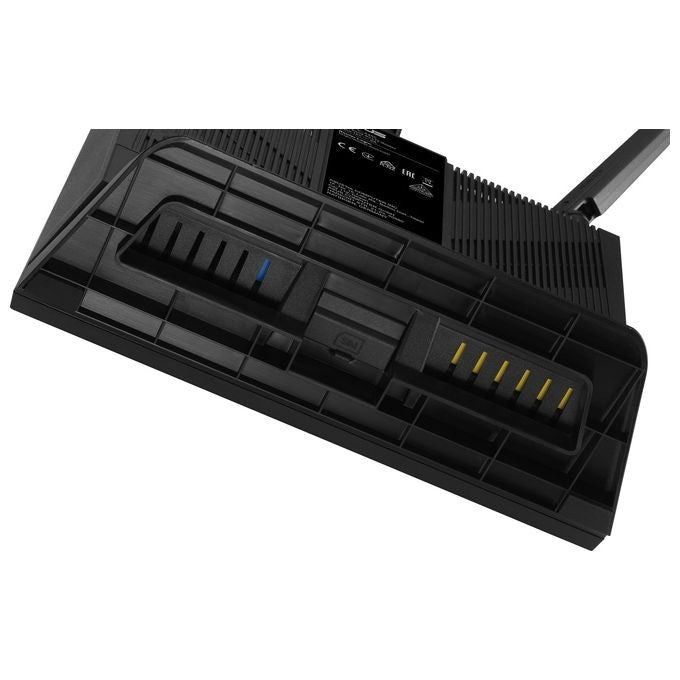 ASUS 4G-AX56 LTE Router 4G+ Cat.6 300Mbps Dual-Band WiFi 6, Velocita' Dati fino a 1800Mbps, Porta Adattativa, Sicurezza Internet, Nero