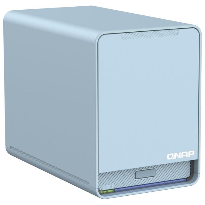 Qnap QMiroPlus-201W NAS Desktop Collegamento Ethernet LAN Blu J4125
