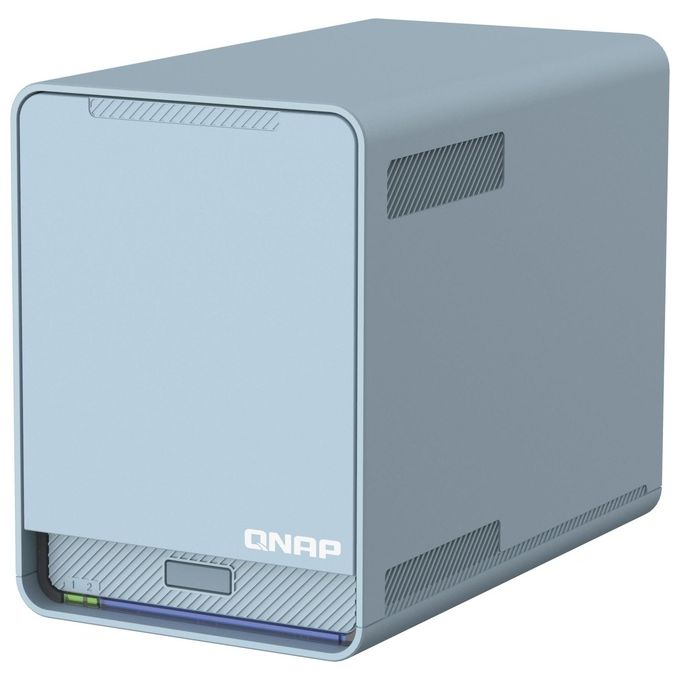 Qnap QMiroPlus-201W NAS Desktop Collegamento Ethernet LAN Blu J4125