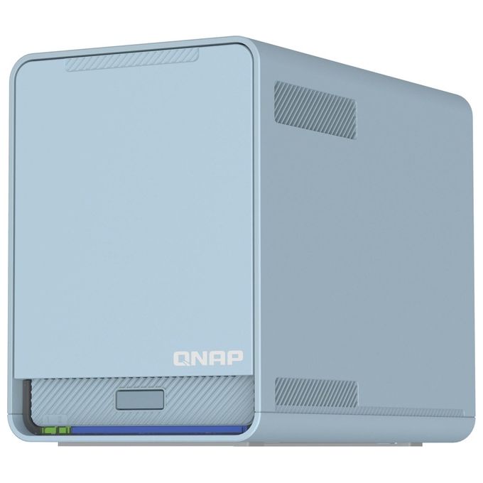 Qnap QMiroPlus-201W NAS Desktop Collegamento Ethernet LAN Blu J4125