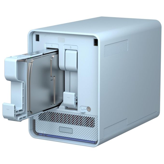 Qnap QMiroPlus-201W NAS Desktop Collegamento Ethernet LAN Blu J4125