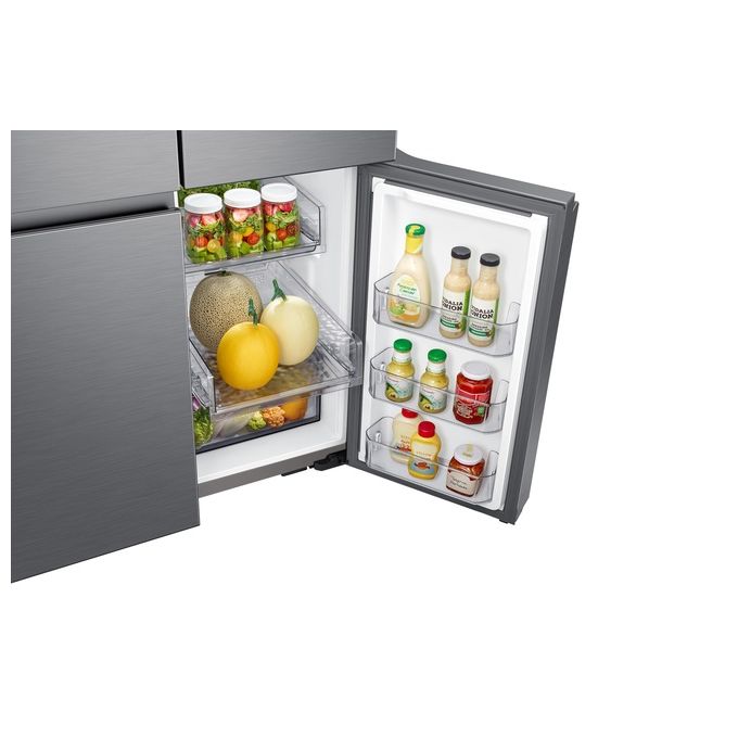 Samsung RF65A90TFS9-ES Frigorifero Side by Side 4 Porte Serie Rf9000ac Capacita' 650 Litri Classe energetica F Triple Cooling System Cool Select Plus WiFi 1825cm Inox