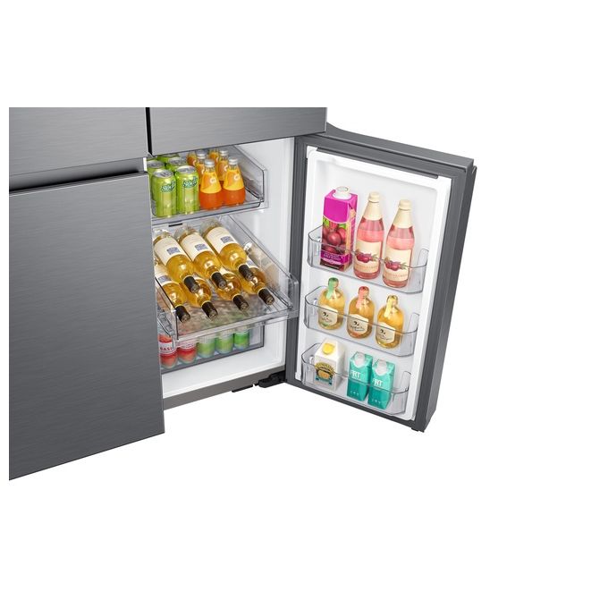 Samsung RF65A90TFS9-ES Frigorifero Side by Side 4 Porte Serie Rf9000ac Capacita' 650 Litri Classe energetica F Triple Cooling System Cool Select Plus WiFi 1825cm Inox