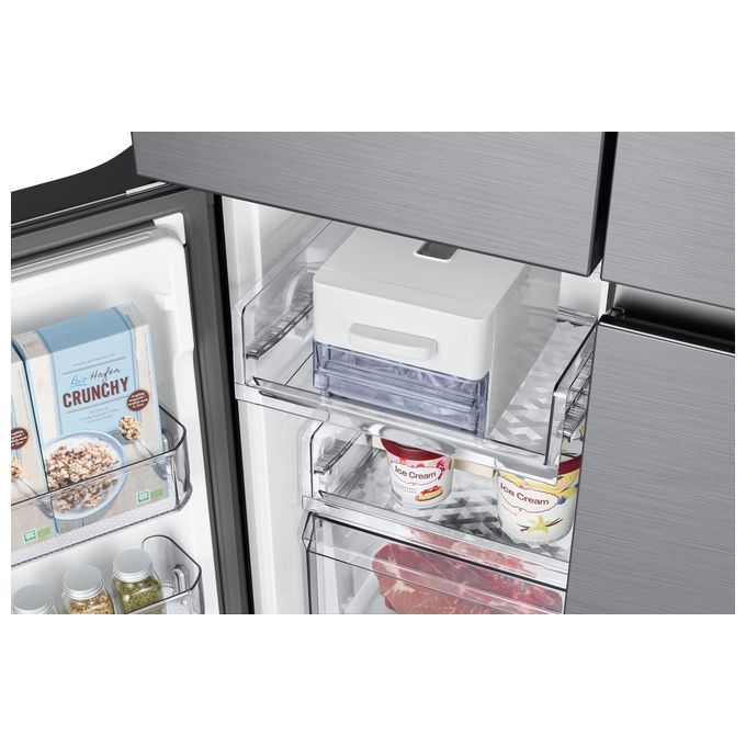 Samsung RF65A90TFS9-ES Frigorifero Side by Side 4 Porte Serie Rf9000ac Capacita' 650 Litri Classe energetica F Triple Cooling System Cool Select Plus WiFi 1825cm Inox