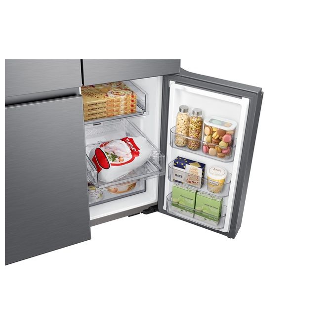 Samsung RF65A90TFS9-ES Frigorifero Side by Side 4 Porte Serie Rf9000ac Capacita' 650 Litri Classe energetica F Triple Cooling System Cool Select Plus WiFi 1825cm Inox