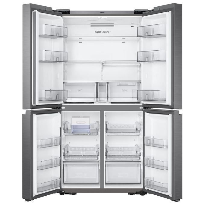 Samsung RF65A90TFS9-ES Frigorifero Side by Side 4 Porte Serie Rf9000ac Capacita' 650 Litri Classe energetica F Triple Cooling System Cool Select Plus WiFi 1825cm Inox