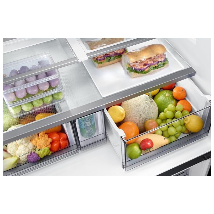 Samsung RF65A90TEB1 Frigorifero Quattro Porte Side by Side Capacita' 650 Litri Classe energetica E Total No Frost 182,5 cm Nero