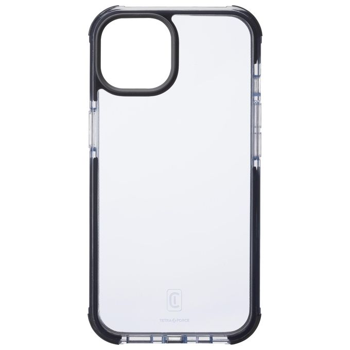 Cellular Line Tetra Force Strong Guard per iPhone 13 Custodia flessibile ultra-protettiva, anti-shock con tecnologia antibatterica Microban integrata