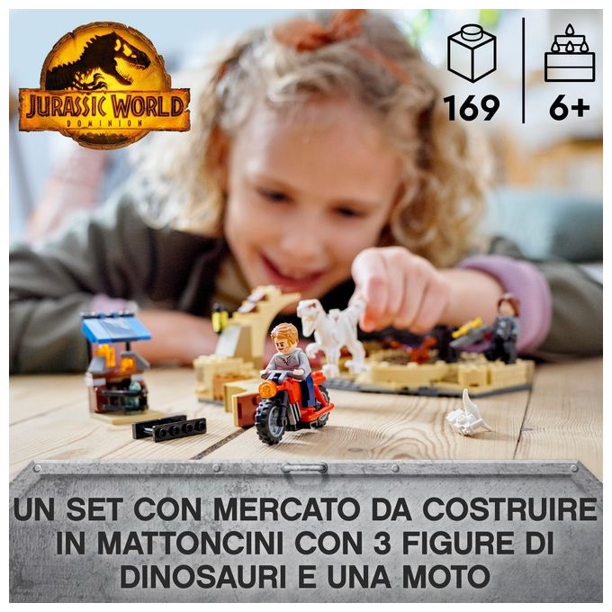 LEGO Jurassic World Atrociraptor: Inseguimento sulla Moto