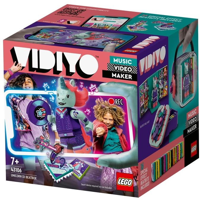 LEGO Vidiyo Unicorn Dj BeatBox Creatore Video Musicali con Unicorno