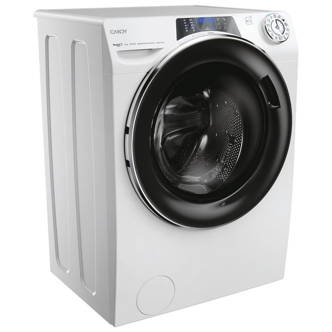 Candy RP4116BWMBC-1-S Rapidó PRO Lavatrice Frontale 11 Kg 1400 rpm Classe A Inverter Wi-Fi Vapore (85x60x62 cm) colore Bianco