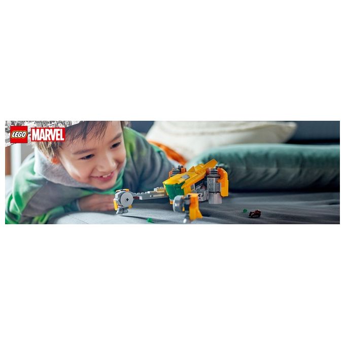 LEGO Marvel 76254 – L’Astronave di Baby Rocket, Set da Costruzione 330 Pezzi con Minifigure di Rocket e Baby Rocket, Eta' 8+