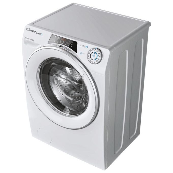 Candy RO41274DWMSE-1-S Rapido' Lavatrice Slim Carica Frontale Snap and Wash Classe energetica A Capacita' di carico 7 Kg Centrifuga 1200 giri Profondita' 45 cm Motore Inverter BPM