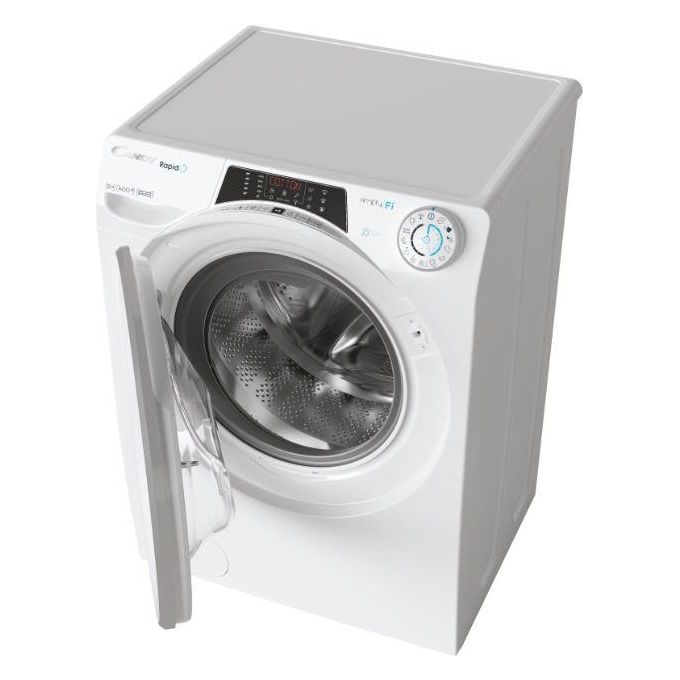 Candy RO14126DWMSE-S Rapido' Lavatrice Carica Frontale Snap and Wash Controllo vocale Classe energetica A+++ Capacita' di carico 12 kg Centrifuga 1400 giri Motore Inverter Wifi