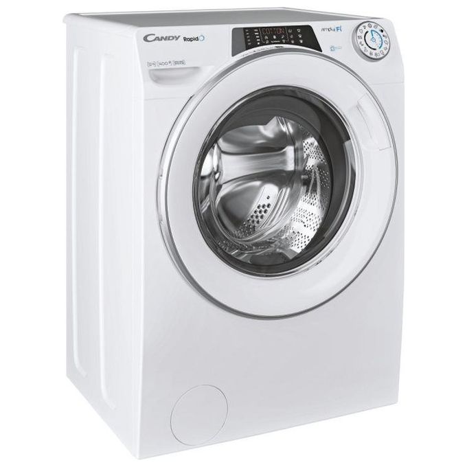 Candy RO14126DWMSE-S Rapido' Lavatrice Carica Frontale Snap and Wash Controllo vocale Classe energetica A+++ Capacita' di carico 12 kg Centrifuga 1400 giri Motore Inverter Wifi