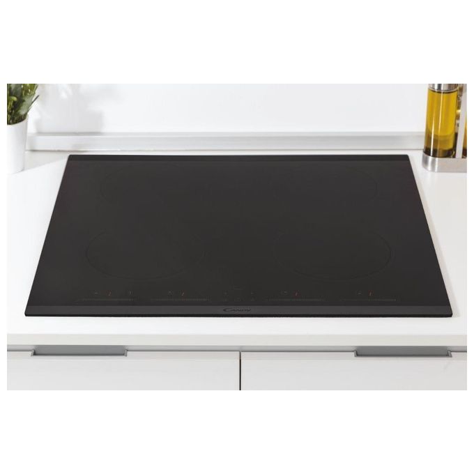 Candy CIES642MCTT Essence Piano Cottura a Induzione 4 zone Comandi touch Controllo indipendente multi slider Power management 60 cm 9 livelli di potenza Vetroceramica Nero