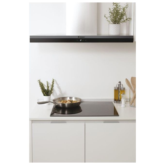 Candy CIES642MCTT Essence Piano Cottura a Induzione 4 zone Comandi touch Controllo indipendente multi slider Power management 60 cm 9 livelli di potenza Vetroceramica Nero