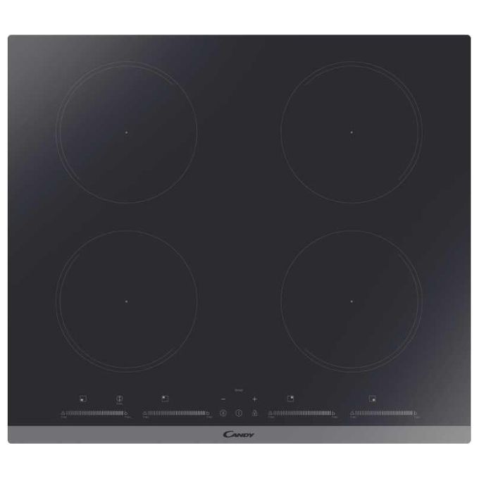 Candy CIES642MCTT Essence Piano Cottura a Induzione 4 zone Comandi touch Controllo indipendente multi slider Power management 60 cm 9 livelli di potenza Vetroceramica Nero