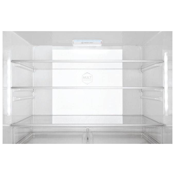Haier FD 100 Serie 7 HB26FSSAAA Frigorifero Side-by-Side Libera Installazione 750 Litri Classe Energetica E Argento-Titanio