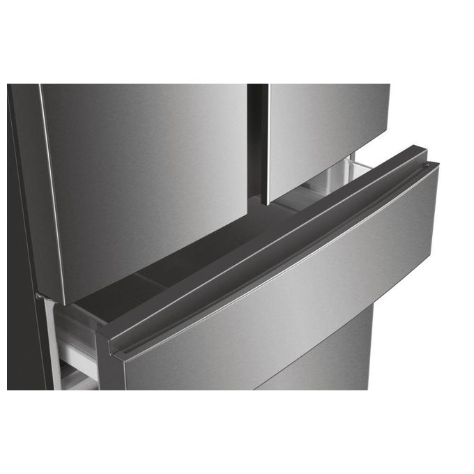 Haier FD 100 Serie 7 HB26FSSAAA Frigorifero Side-by-Side Libera Installazione 750 Litri Classe Energetica E Argento-Titanio