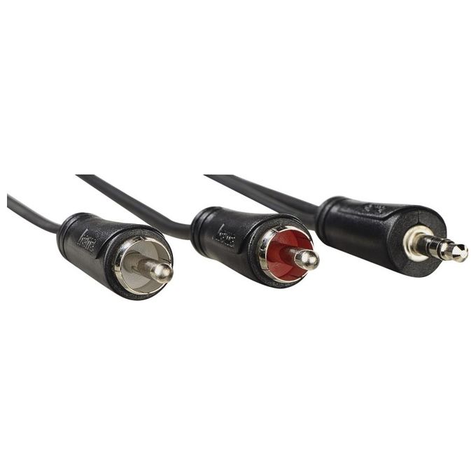 Hama Cavo 2 RCA M-Jack 3.5 mm M 15mt Nero