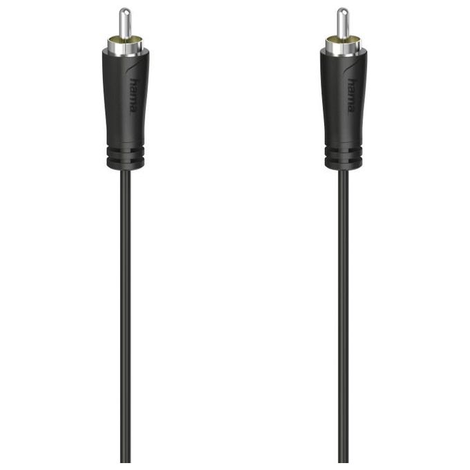 Hama Cavo Rca Audio 1.5mt Nero