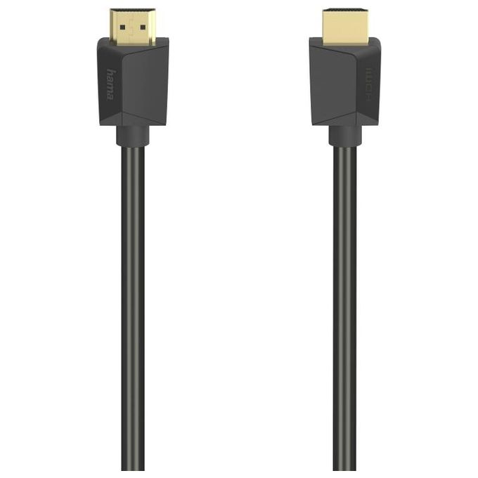 Hama Cavo Hdmi M-Hdmi M Hdmi High Speed con Ethernet Ultra Hd 4K Connettori Dorati 5mt