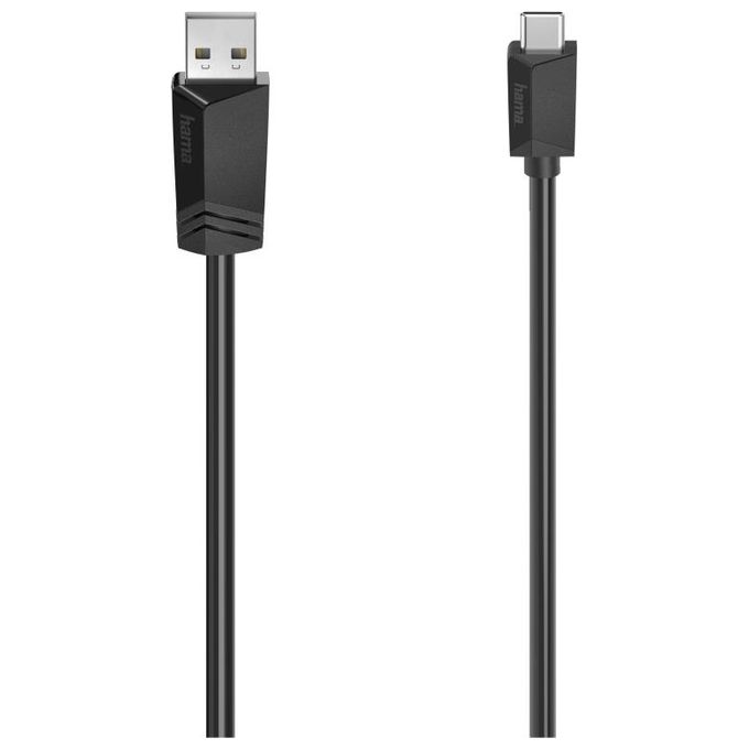 Hama Cavo Usb Type-C M-Usb A M 2.0 15mt Nero