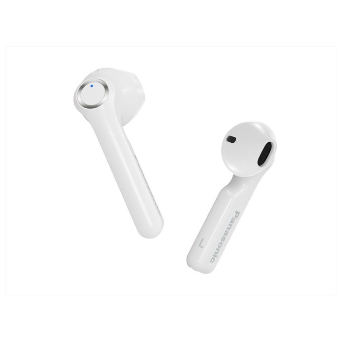 Panasonic RZ-B100WDE-W Auricolari Wireless Ricarica Rapida Impermeabilita' Acqua IPX4 Extra Bass System Bianco