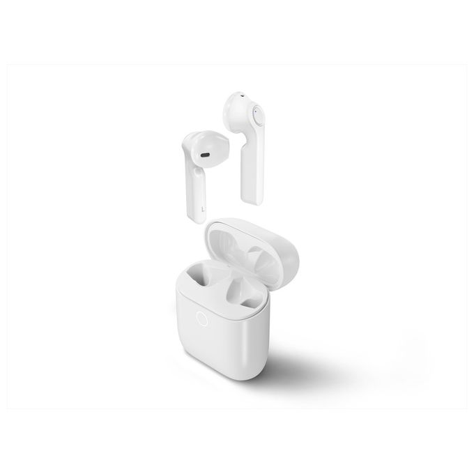 Panasonic RZ-B100WDE-W Auricolari Wireless Ricarica Rapida Impermeabilita' Acqua IPX4 Extra Bass System Bianco