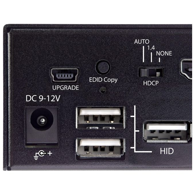 StarTech.com KVM Switch HDMI a 2 Porte Monitor Singolo 4K 60Hz Ultra HD HDR