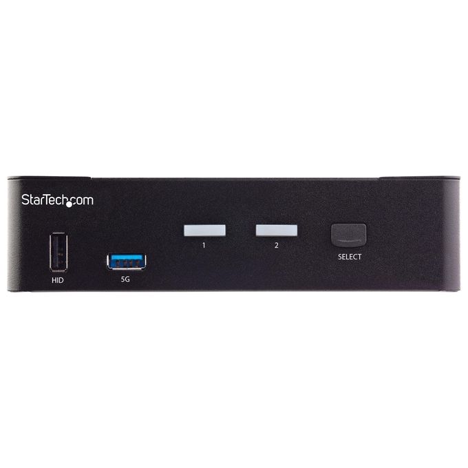 StarTech.com KVM Switch HDMI a 2 Porte Monitor Singolo 4K 60Hz Ultra HD HDR