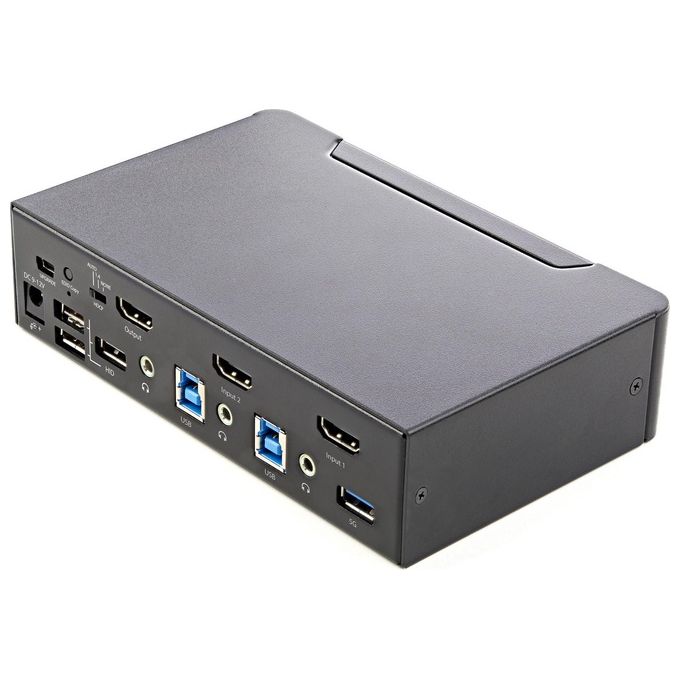 StarTech.com KVM Switch HDMI a 2 Porte Monitor Singolo 4K 60Hz Ultra HD HDR