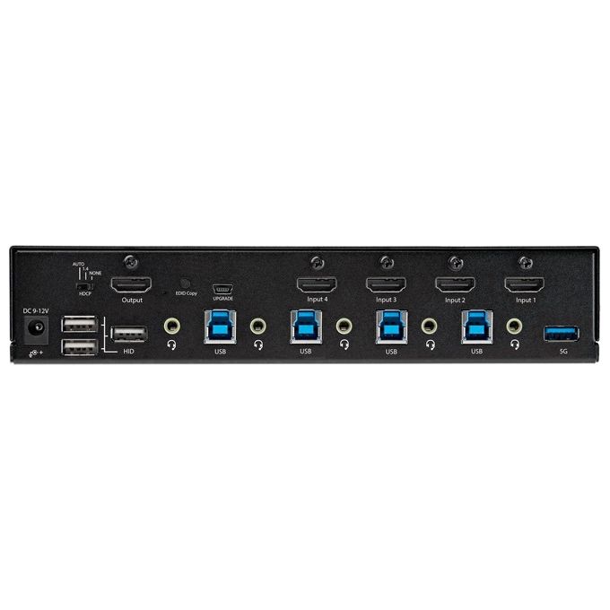 StarTech.com KVM Switch HDMI a 4 Porte Monitor Singolo 4K 60Hz Ultra HD HDR