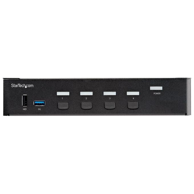 StarTech.com KVM Switch HDMI a 4 Porte Monitor Singolo 4K 60Hz Ultra HD HDR