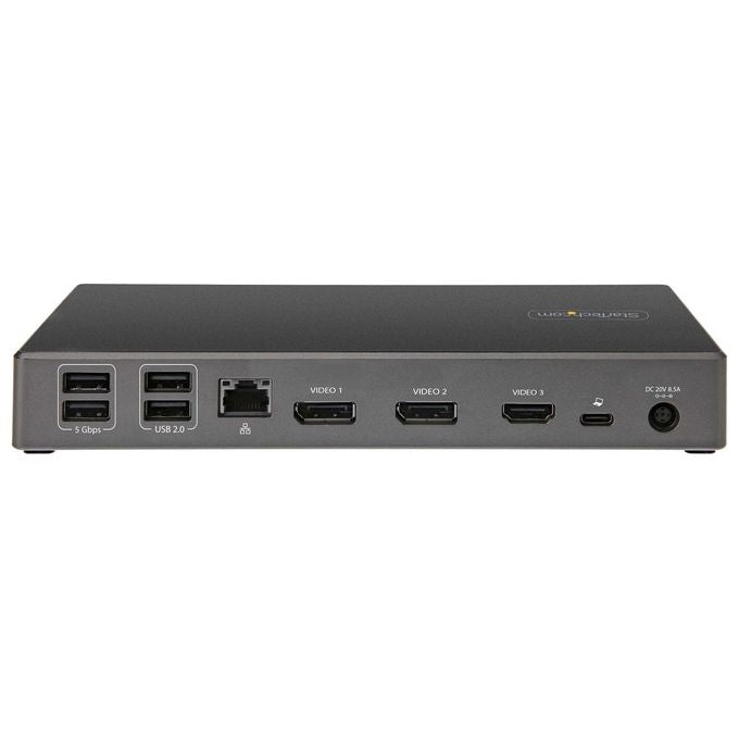 StarTech.com Dock Usb Type C Docking Station Usb C con Triplo Monitor 4K