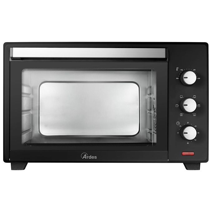 Ardes AR6238B GUSTAVO DARK 38L Forno Elettrico Ventilato 6 Funzioni Cottura Accessori Inclusi Nero 1600W 38 Litri