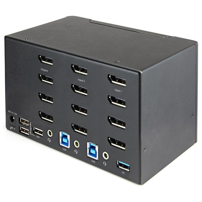 Startech.com KVM Switch DisplayPort a 2 Porte e 4 Monitor