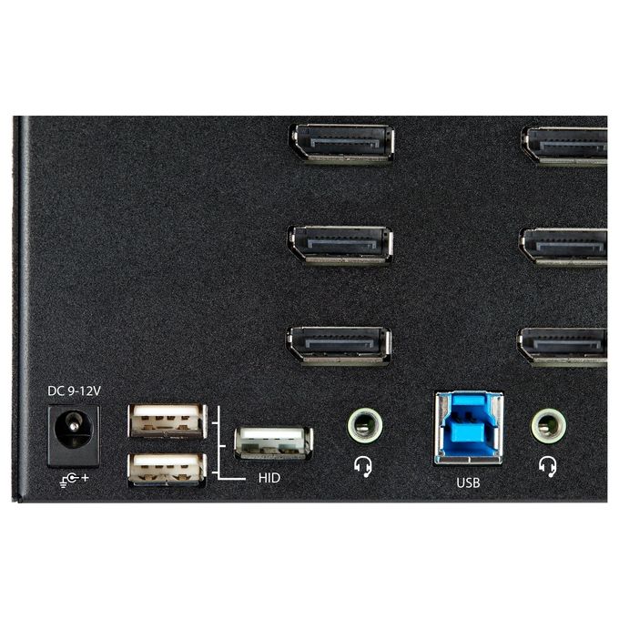 Startech.com KVM Switch DisplayPort a 2 Porte e 4 Monitor