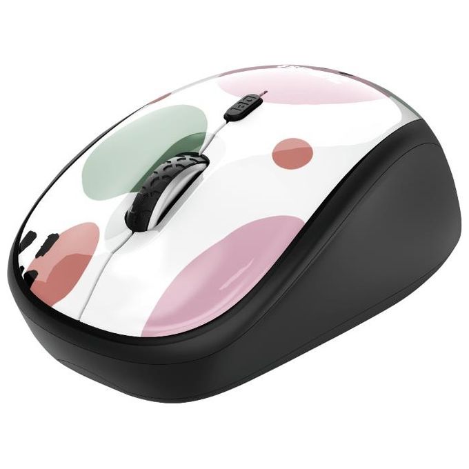 Trust Yvi Mouse Mano Destra Rf Wireless Ottico 1600 Dpi Rosa