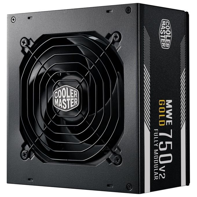 Cooler Master MWE 750 Gold V2 Combinazione Pc Modulare 80 Plus Gold 750W Cablatura Piatta Ventola 120mm HDB Soglia di Temperatura 50?C