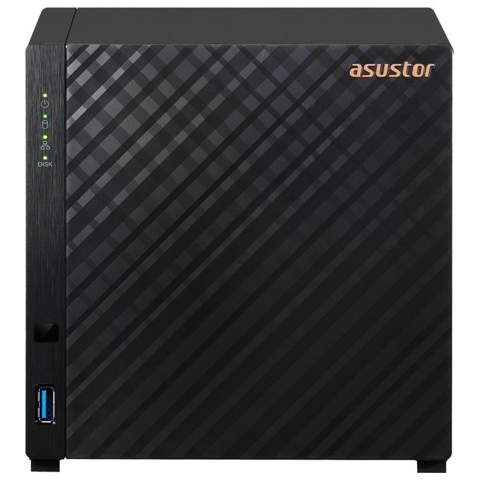 Asustor AS1104T NAS Compatta Collegamento Ethernet LAN Nero RTD1296