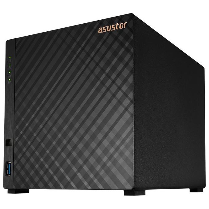 Asustor AS1104T NAS Compatta Collegamento Ethernet LAN Nero RTD1296