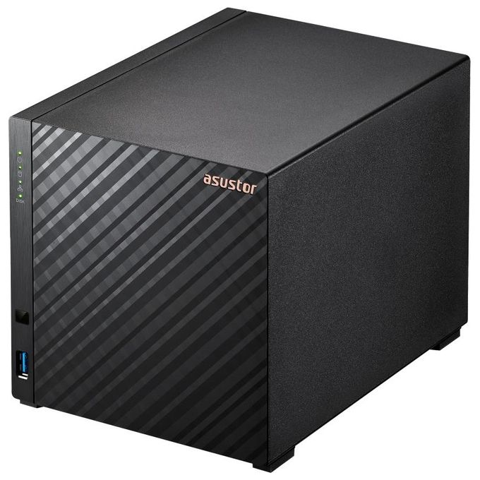 Asustor AS1104T NAS Compatta Collegamento Ethernet LAN Nero RTD1296