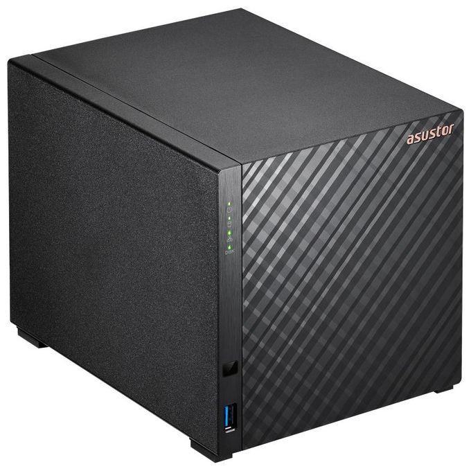 Asustor AS1104T NAS Compatta Collegamento Ethernet LAN Nero RTD1296
