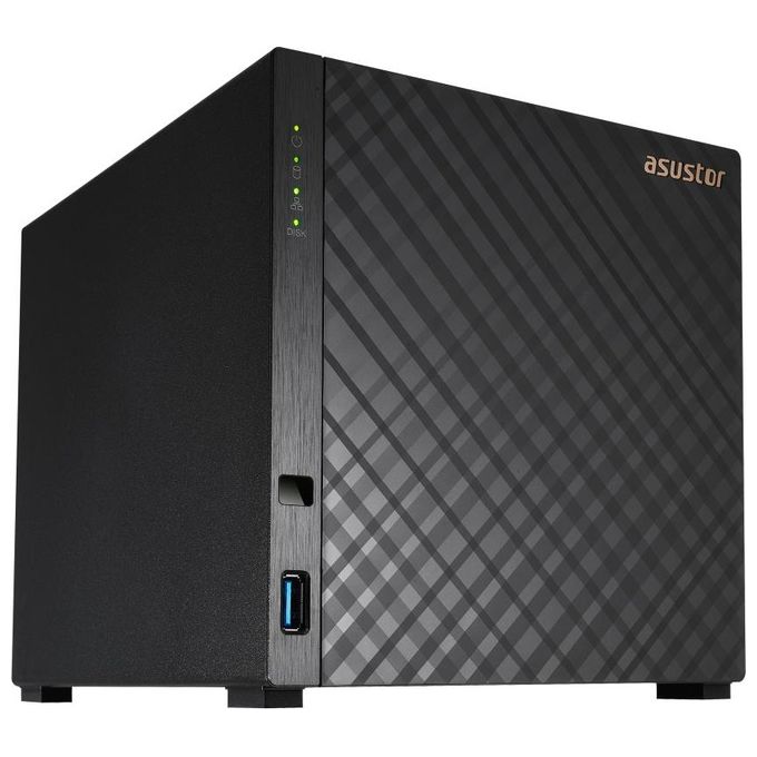 Asustor AS1104T NAS Compatta Collegamento Ethernet LAN Nero RTD1296