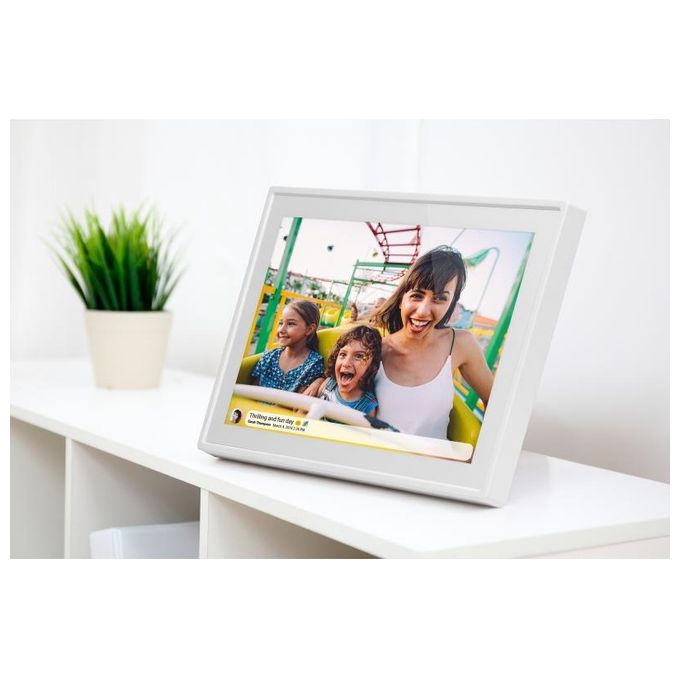 Braun DigiFrame 1019 WiFi Cornice Digitale 10.1'' Bianco
