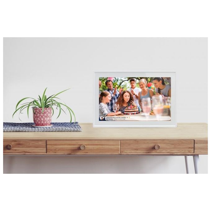 Braun DigiFrame 1019 WiFi Cornice Digitale 10.1'' Bianco