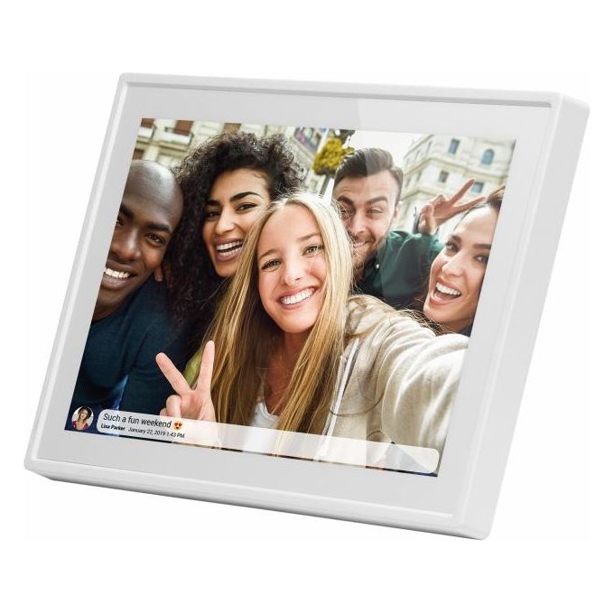 Braun DigiFrame 1019 WiFi Cornice Digitale 10.1'' Bianco
